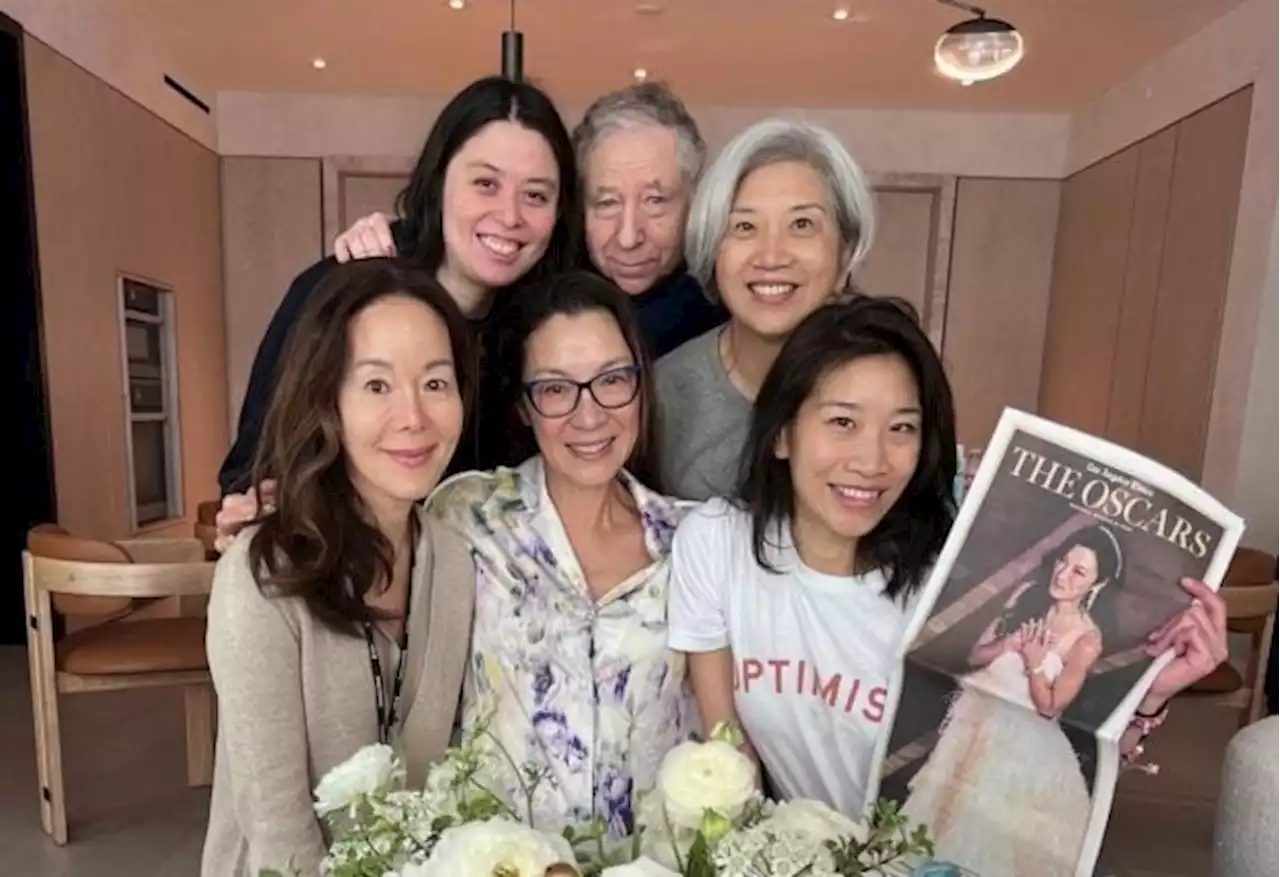 Michelle Yeoh celebrates Oscar win with goddaughter and ex-husband’s first wife