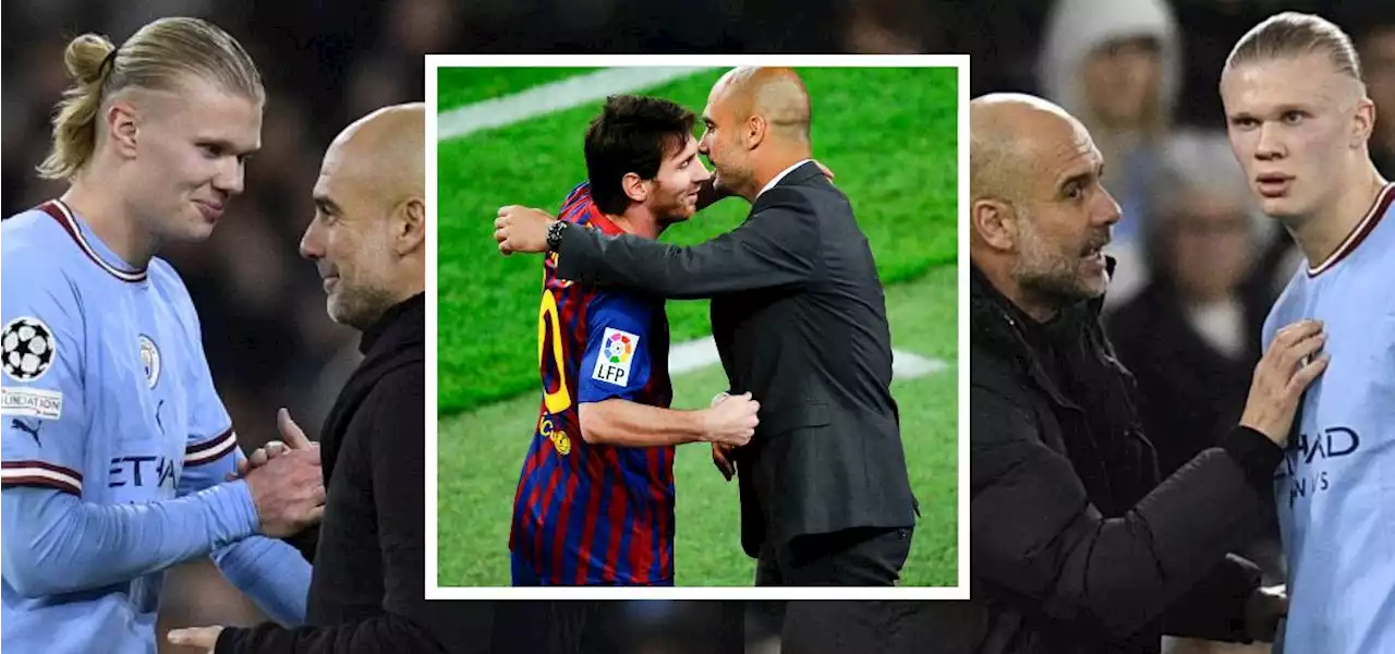 AHORA SÍ DOMÓ A SUS HATERS: Pep Guardiola les respondió a todos los que dicen que saca a Erling Haaland para que no rompa los récords de Lionel Messi