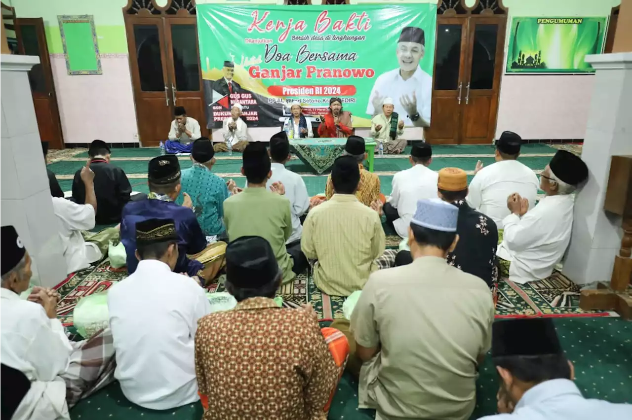 GGN Gelar Tradisi Megengan di Ponpes Kediri Bersama Santri