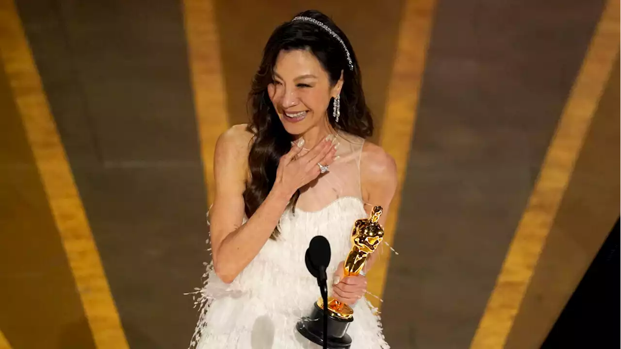 Michelle Yeoh becomes first Asian woman to win best actress Oscar