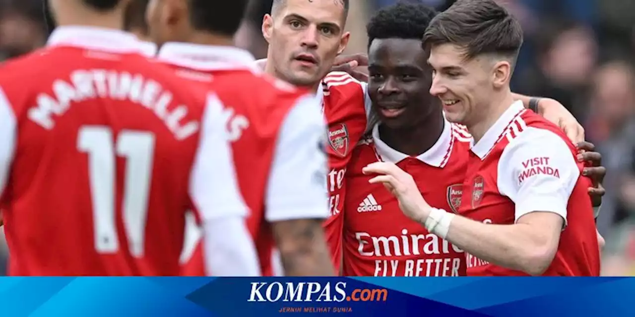 Hasil Lengkap dan Klasemen Liga Inggris, Arsenal Buka Jarak 8 Poin!