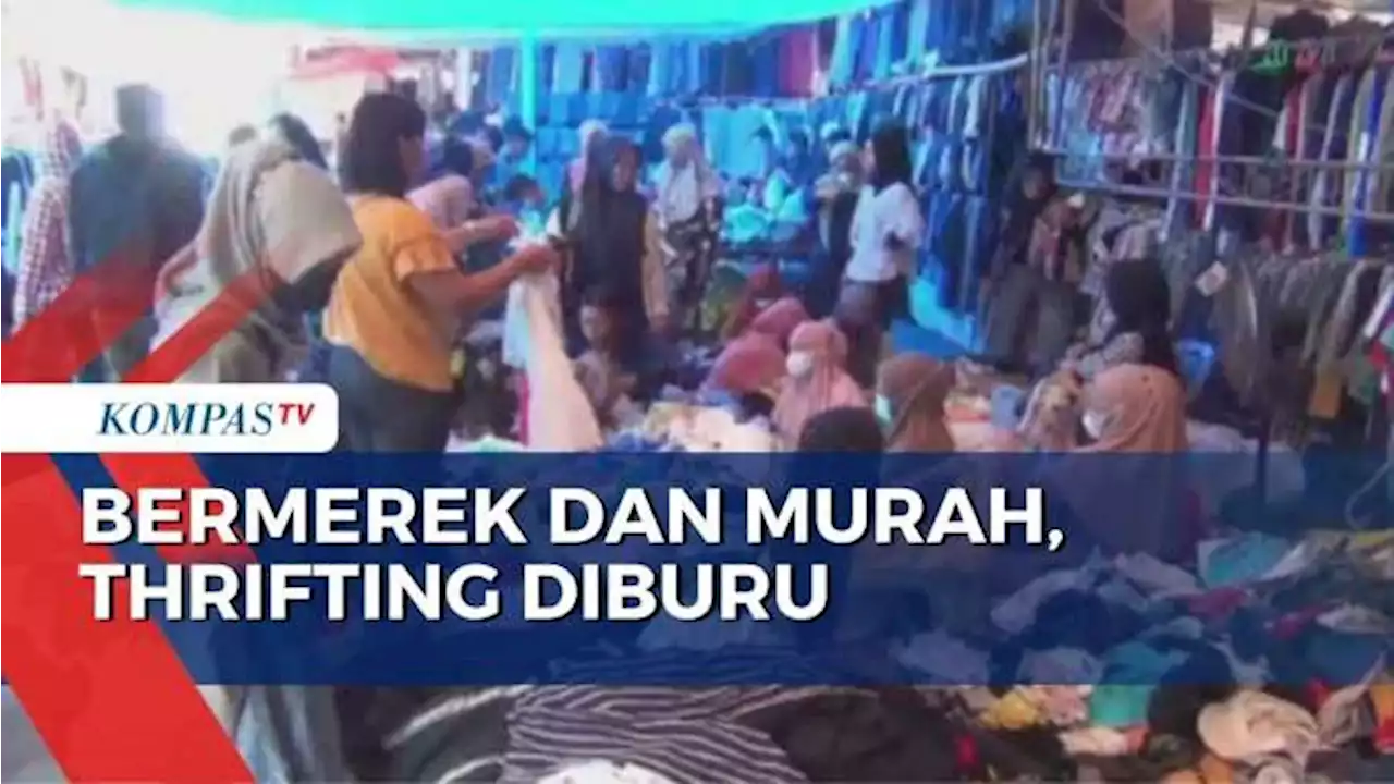 Bermerek dan Murah, Baju Thrifting Banyak Diburu