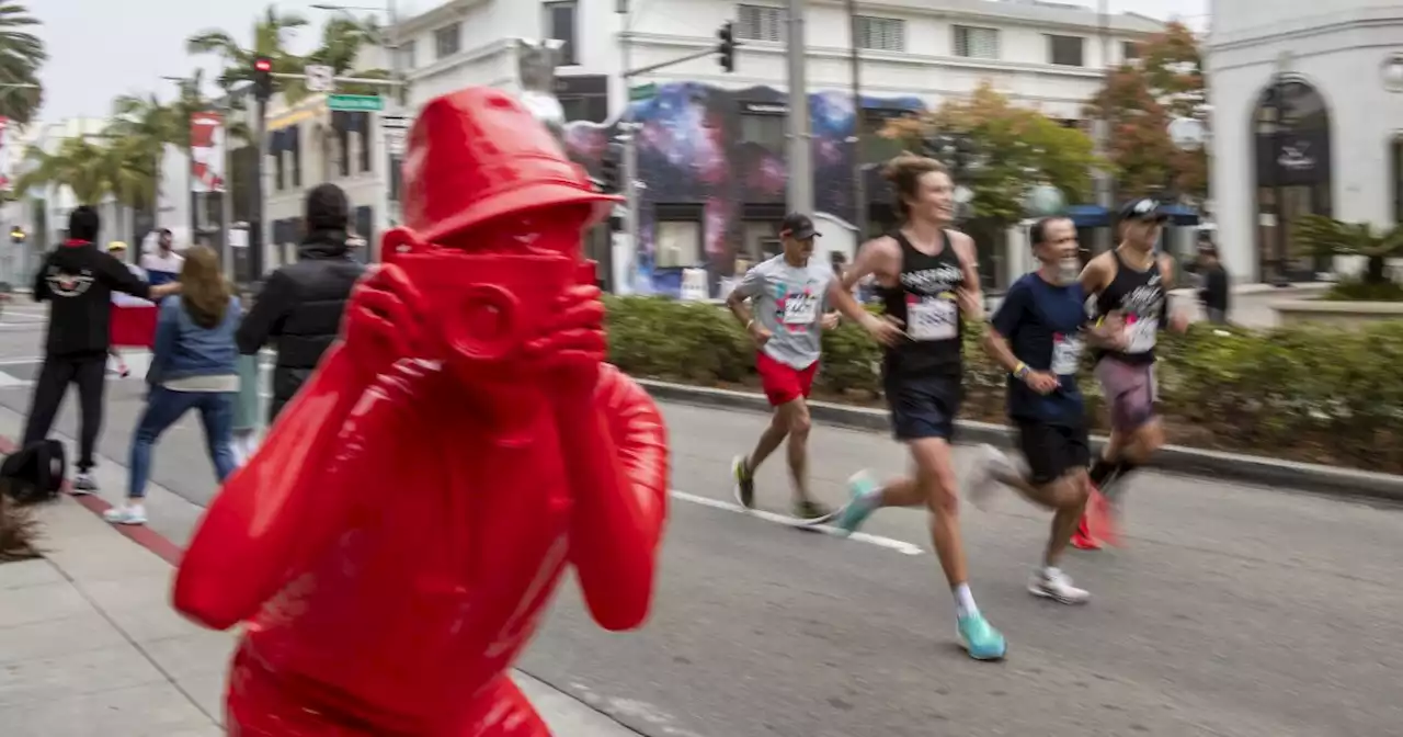 L.A. Marathon 2023: Thousands hit the streets for the 38th annual trek from downtown to Century City