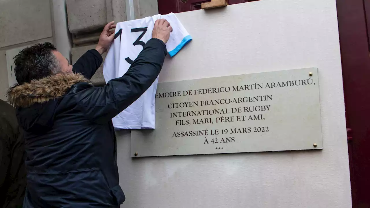 Hommage au rugbyman Martin Aramburu, tué par balles à Paris il y a un an