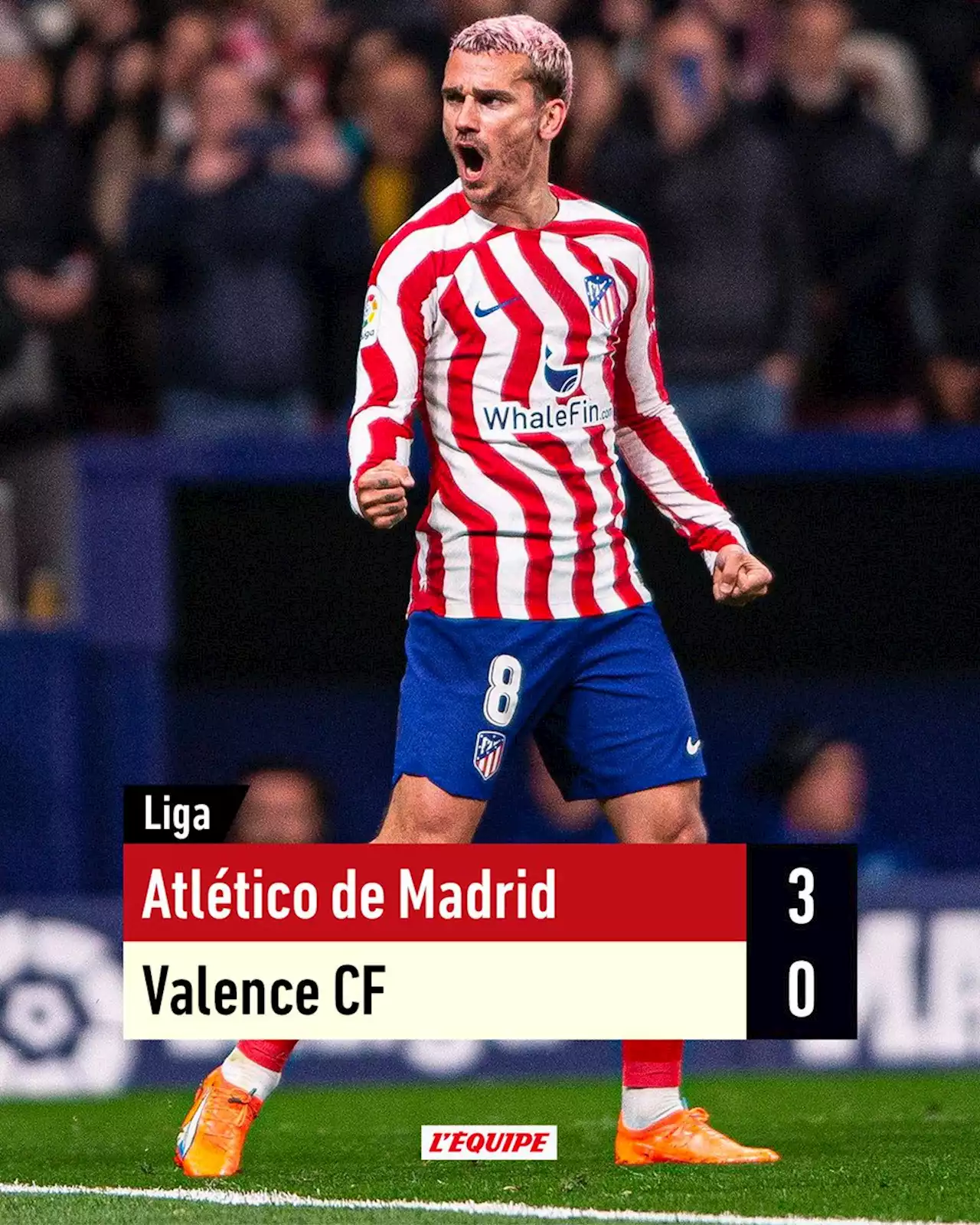 Atlético de Madrid 3-0 Valence CF, La Liga : Valence coule à Madrid