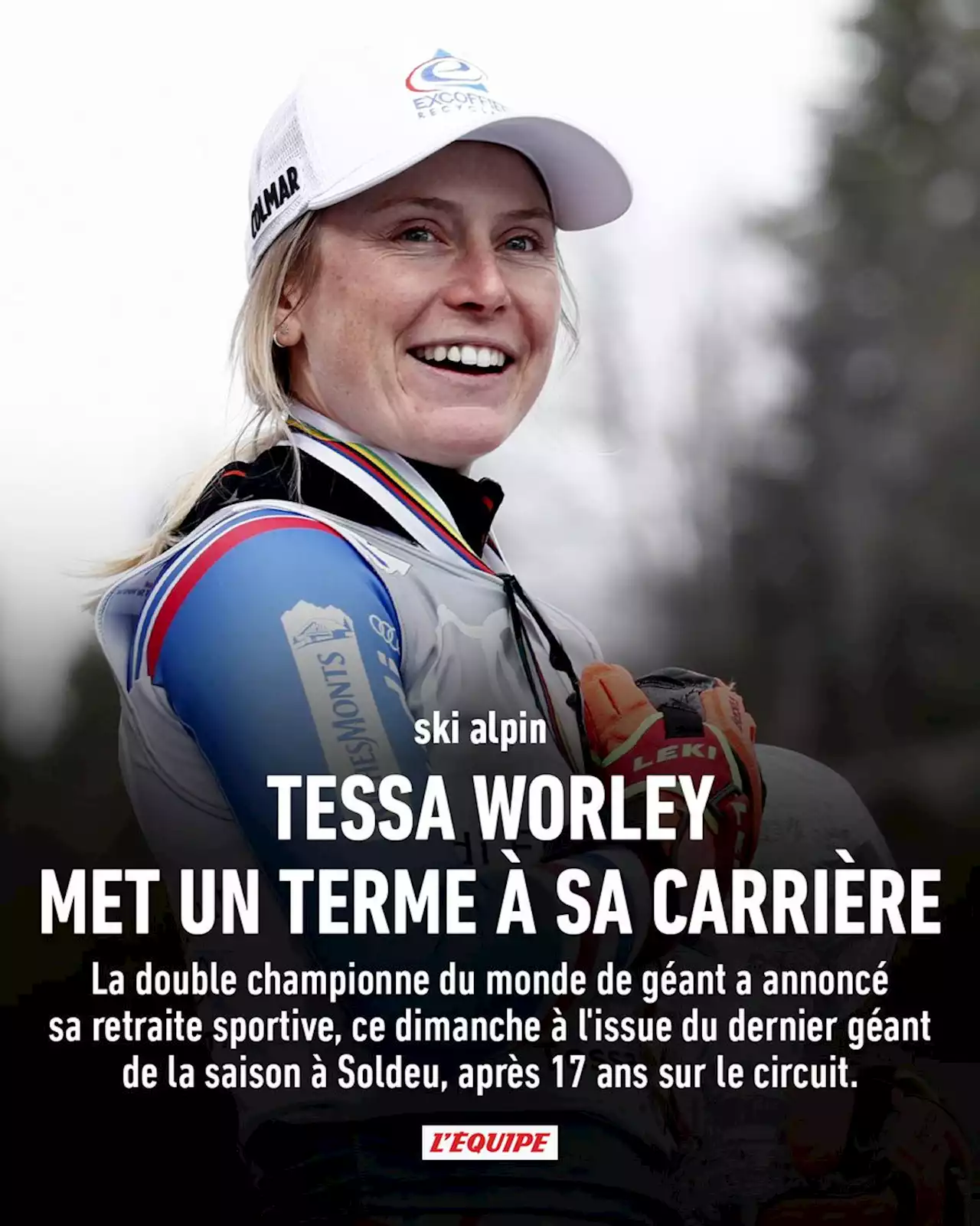 Tessa Worley met un terme à sa carrière