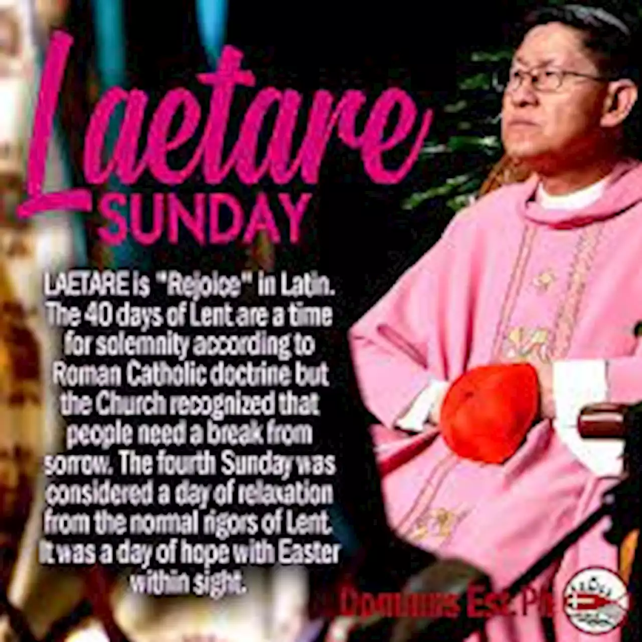 Faithful marks Fourth Sunday of Lent on March 19