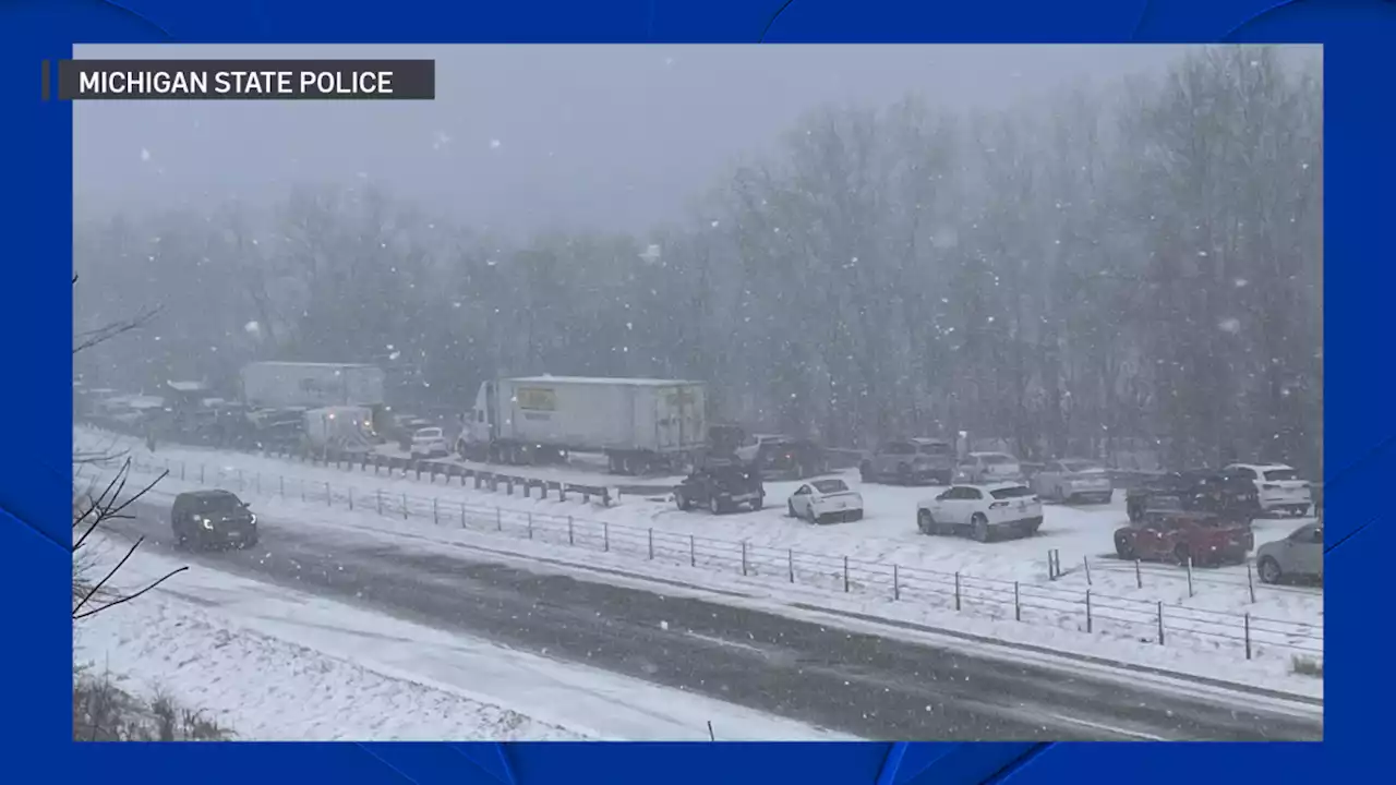 Pileup Involving at Least 50 Vehicles Shuts Down Interstate in Michigan