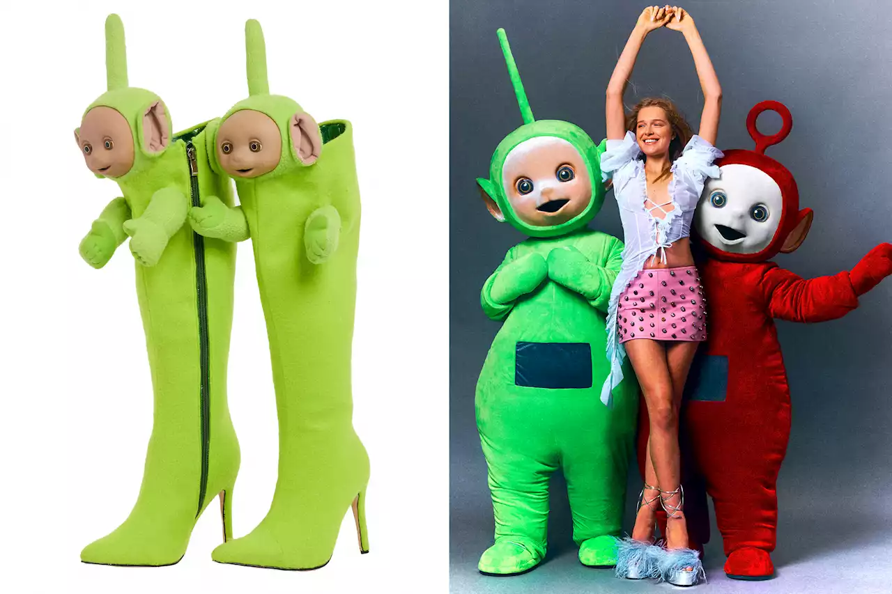 Fashion collection paying homage to ‘Teletubbies’ includes wild $2,500 boots