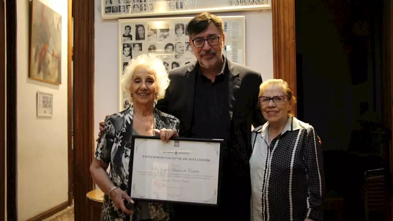 Honoris causa a Carlotto | Títulos no binarios y distinción de la UNDAV