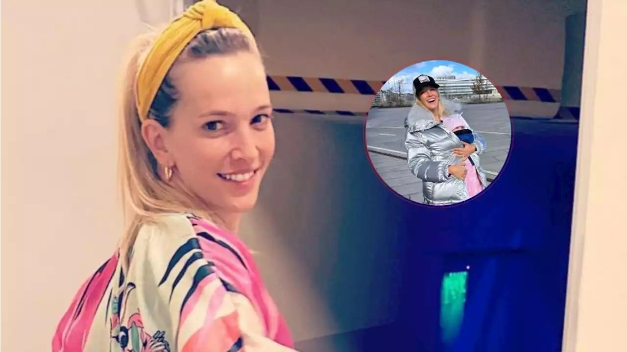 Luisana Lopilato tiene la maxi campera plateada ideal para la próxima temporada