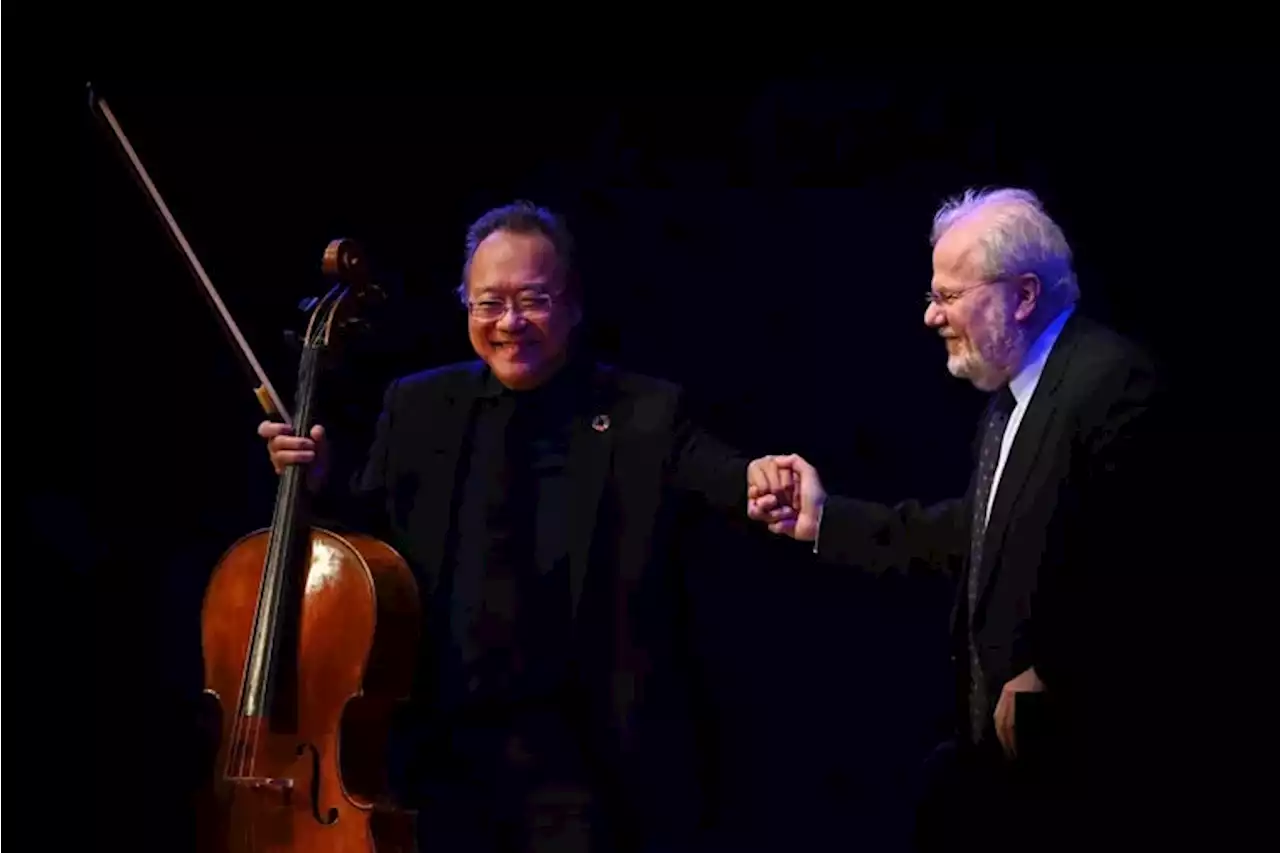 The star power of Yo-Yo Ma and Emanuel Ax draws a crowd in Verizon Hall