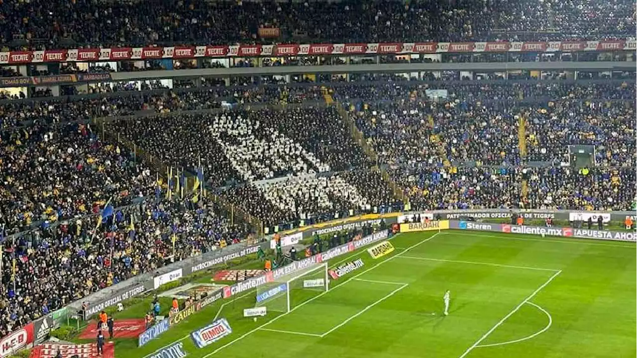 Tigres: La afición de los felinos se burla de Rayados con mosaico en el estadio