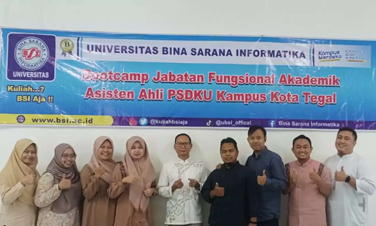 Universitas BSI Tegal Sukses Laksanakan |em|Bootcamp|/em| Kenaikan Jabatan Fungsional Asisten Ahli |Republika Online