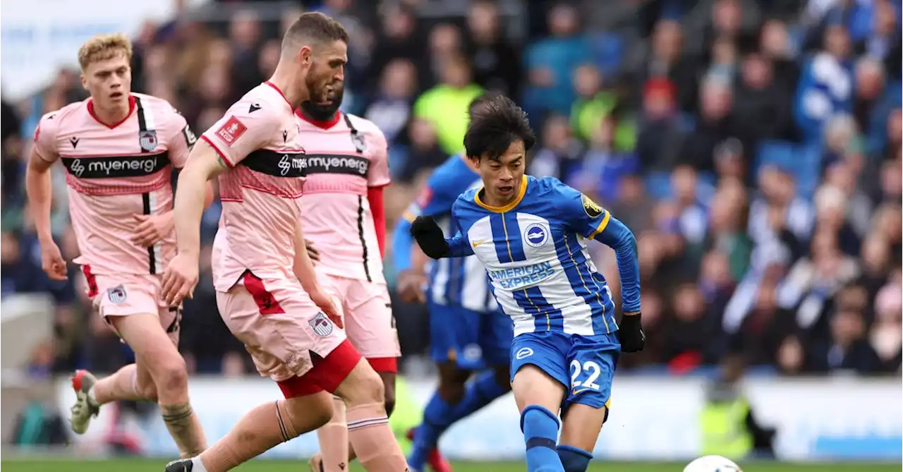 Five-star Brighton crush Grimsby's FA Cup dream to move into semis