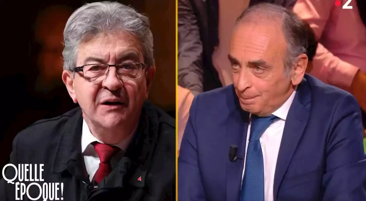 'Quelle époque !' : 'Avec Jean-Luc Mélenchon, nous étions bons copains', affirme Éric Zemmour