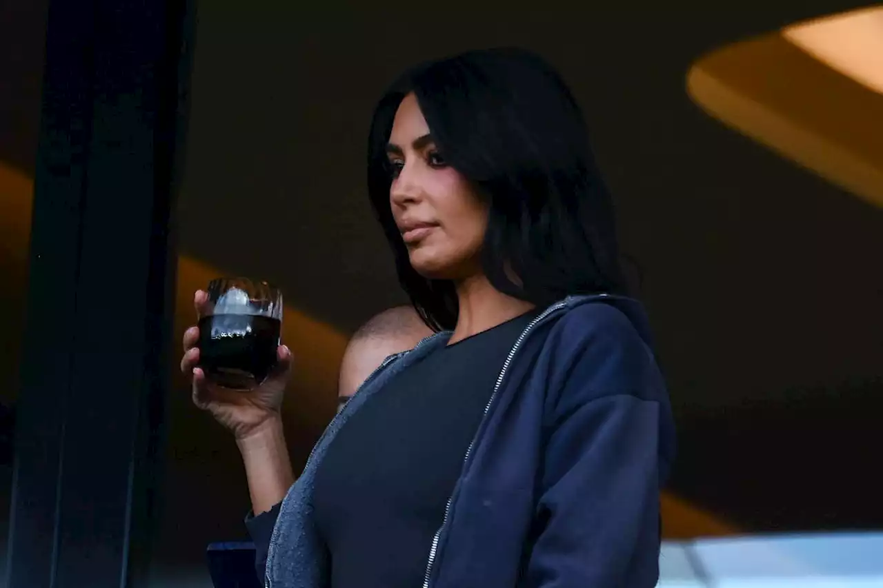 Kim Kardashian au Parc des Princes pour assister au match du PSG