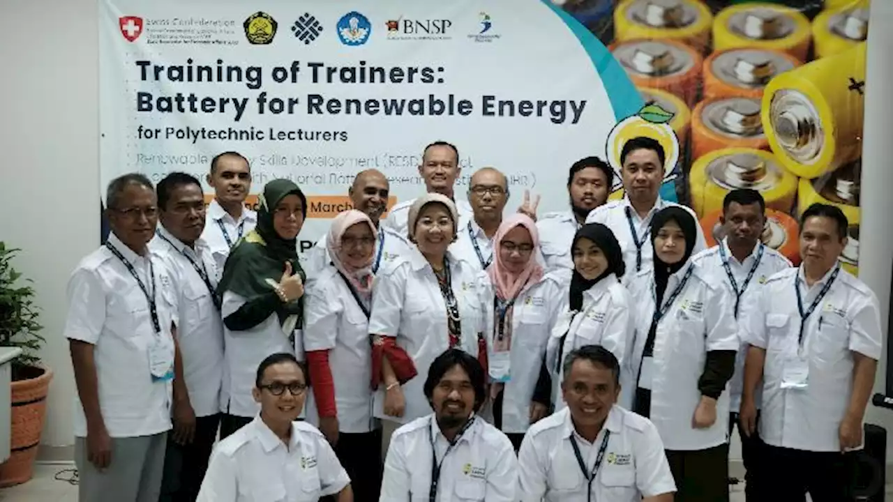 Program D4 Energi Terbarukan, 18 Dosen Politeknik Berlatih Teknologi Baterai