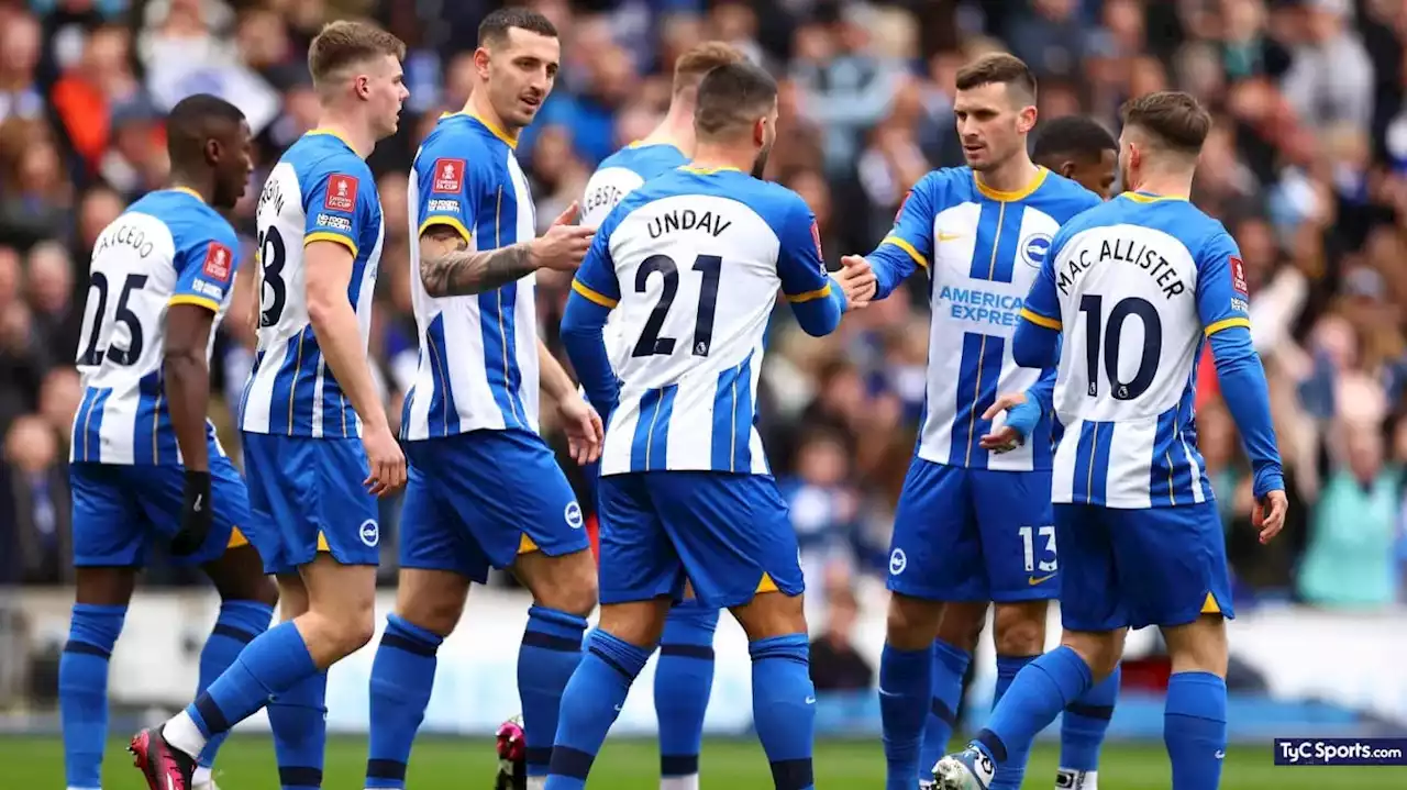 Brighton and Hove vs. Grimsby Town, por la FA Cup: asistencia Alexis Mac Allister, resultado, resumen y goles - TyC Sports