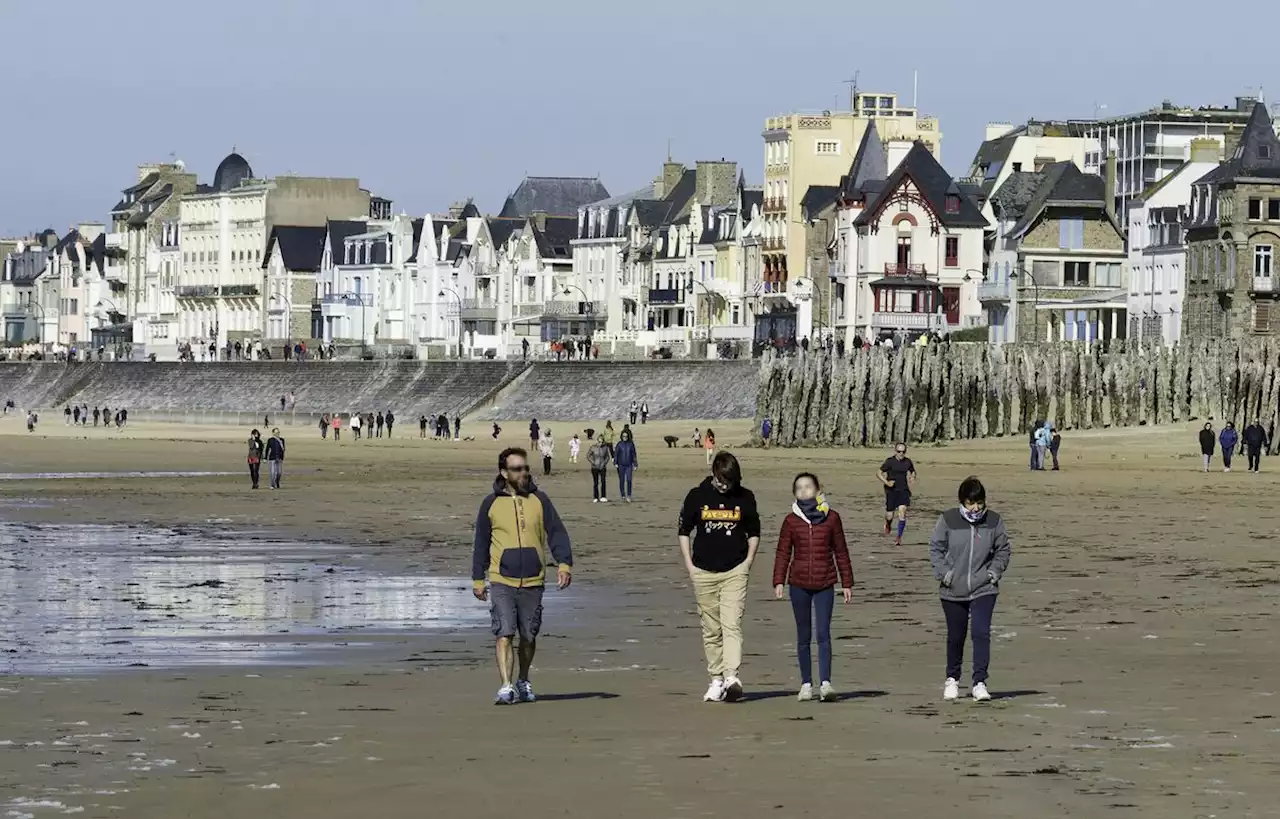 La plage du Sillon à Saint-Malo encore désignée plus belle plage de France