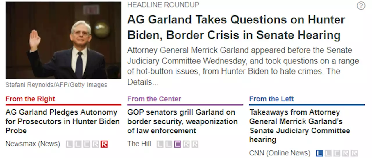 AG Garland Takes Questions on Hunter Biden, Border Crisis in Senate Hearing