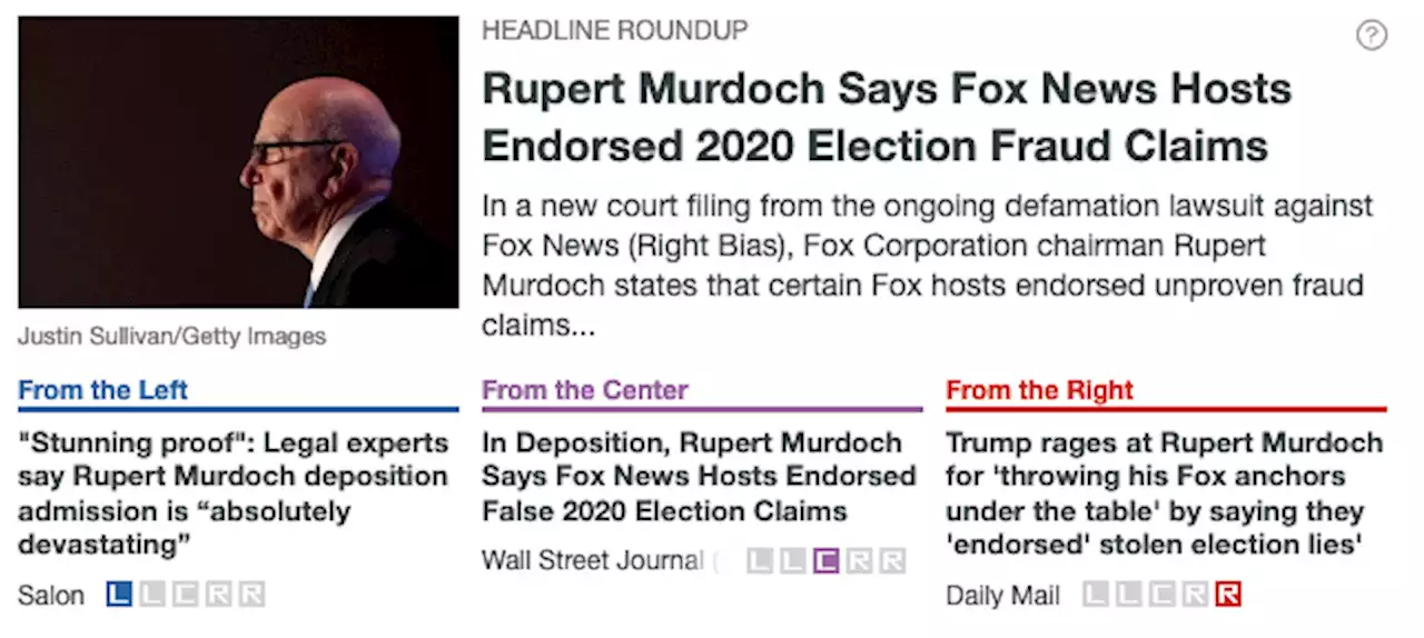 Rupert Murdoch Says Fox News Hosts Endorsed 2020 Election Fraud Claims