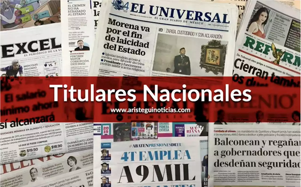 Repuntan abusos de militares; FGR investiga a tres jueces y más | Titulares nacionales 02/03/2023