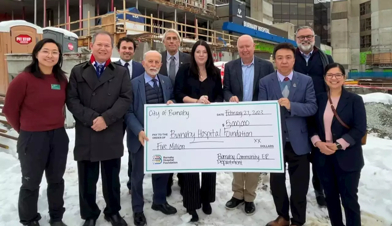 Burnaby donates $5M for hospital emergency room upgrades