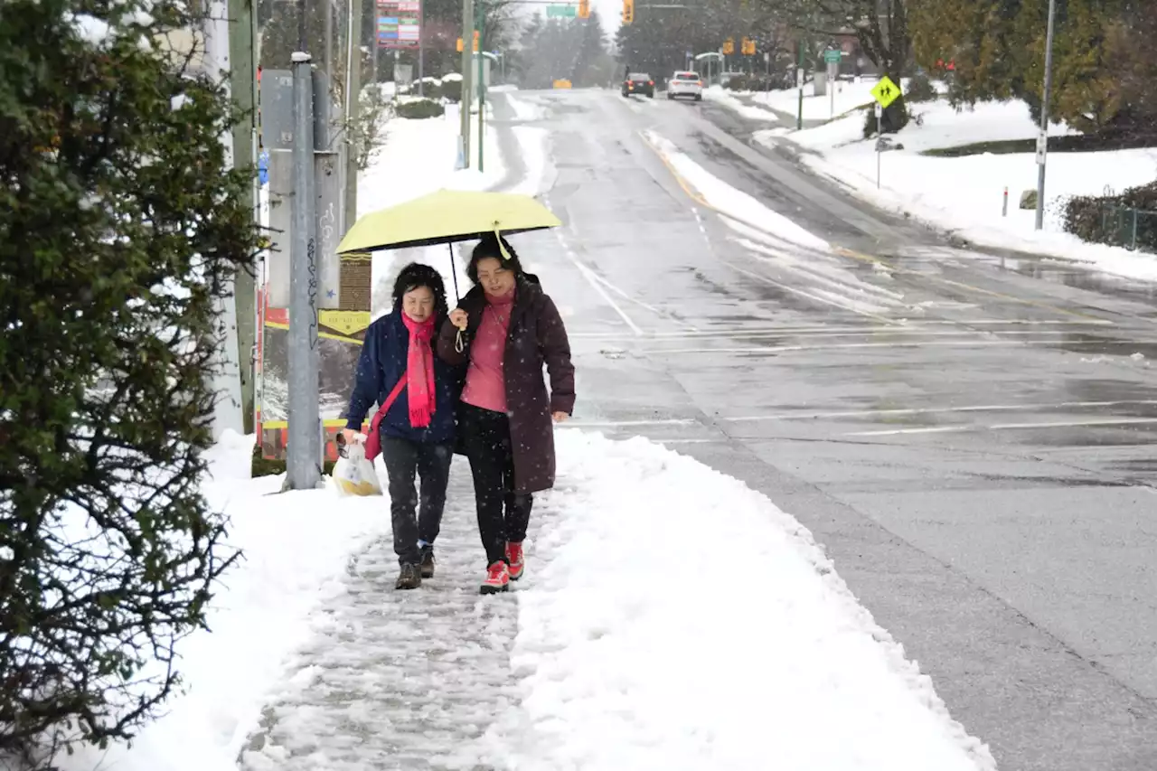 Warmer temperatures on the way for Burnaby as snow alert ends