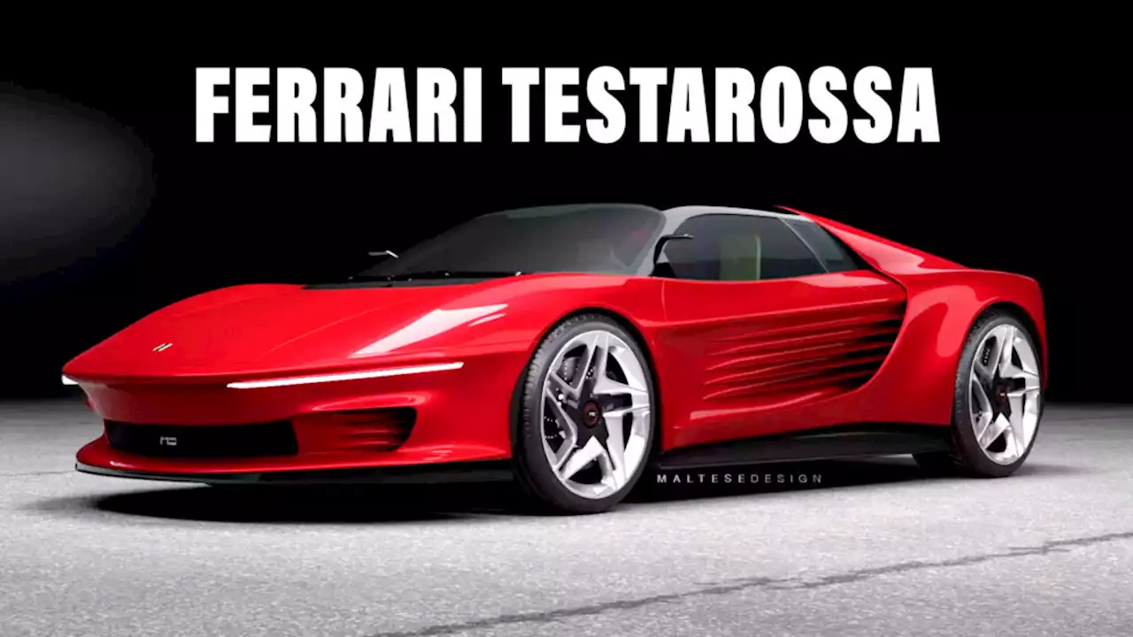 What If Ferrari Made A Modern Day Testarossa Hommage Based On The SF90? | Carscoops