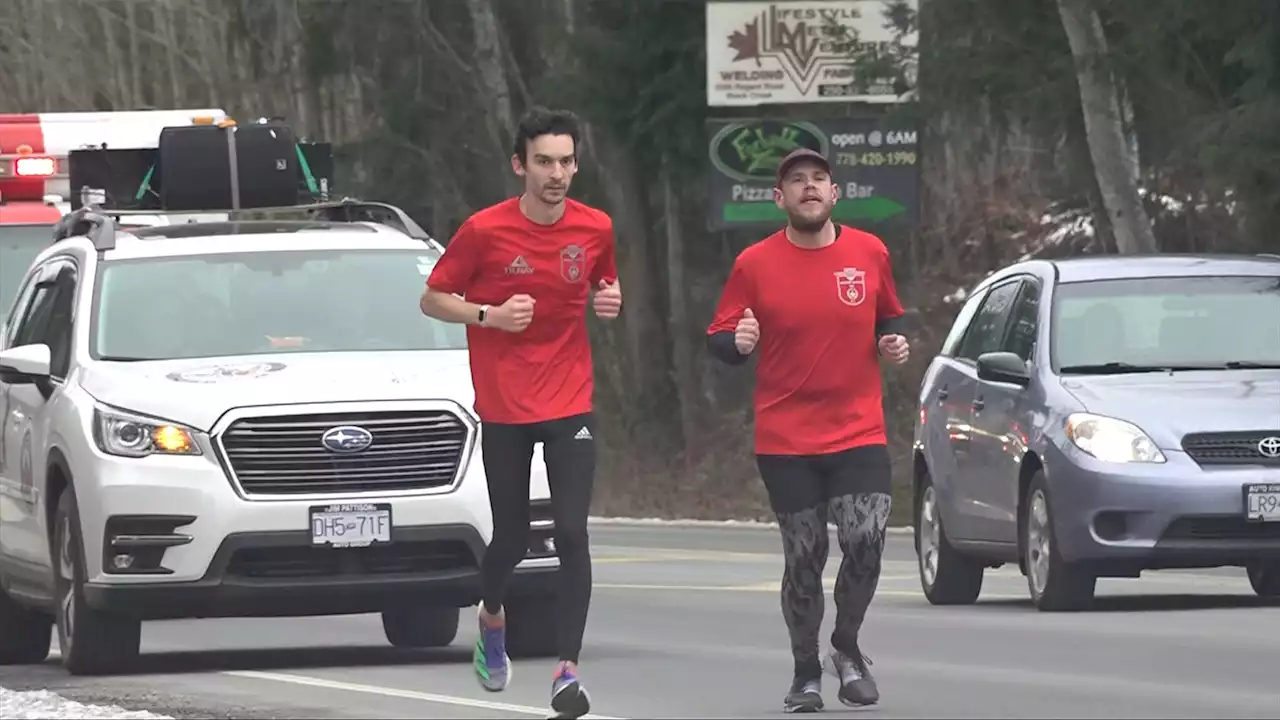 'We're not giving up on people': Island Wounded Warriors Run faces snow and ice