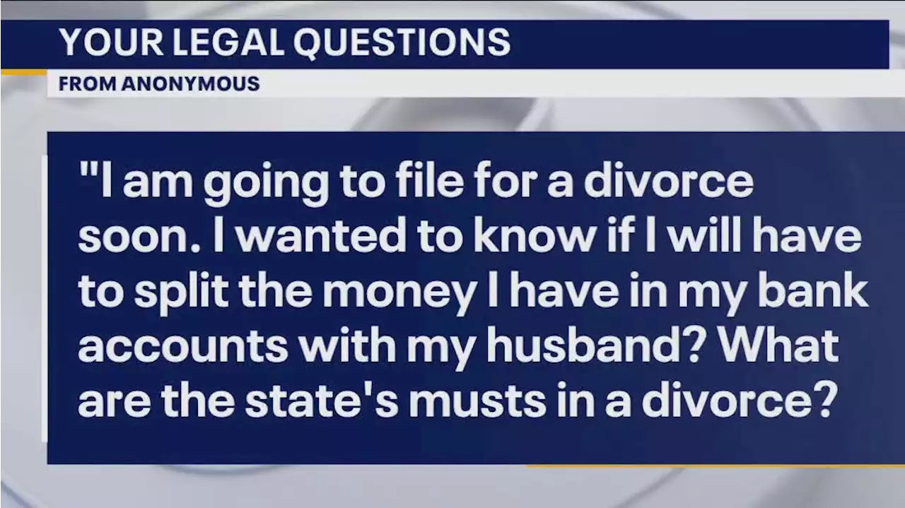 Your Legal Questions: Money during divorce; trash program; truck stolen from dealership