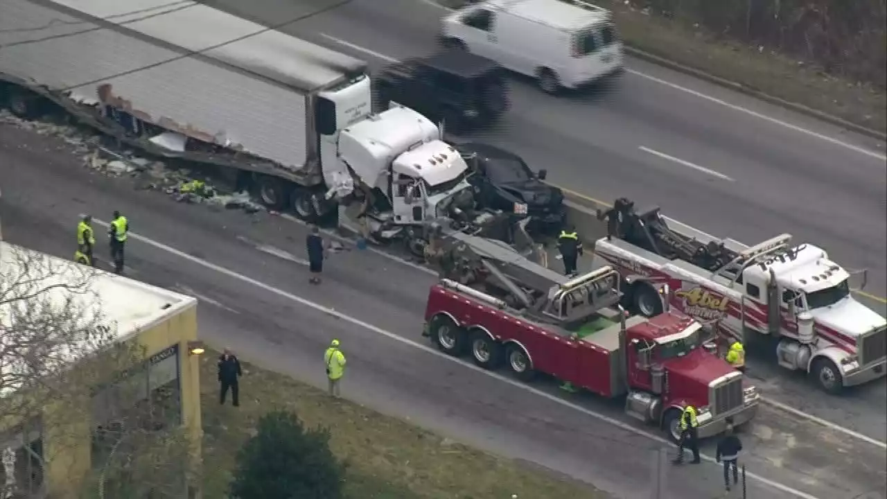 Officials: Busy Chester County road closed due to multi-vehicle accident