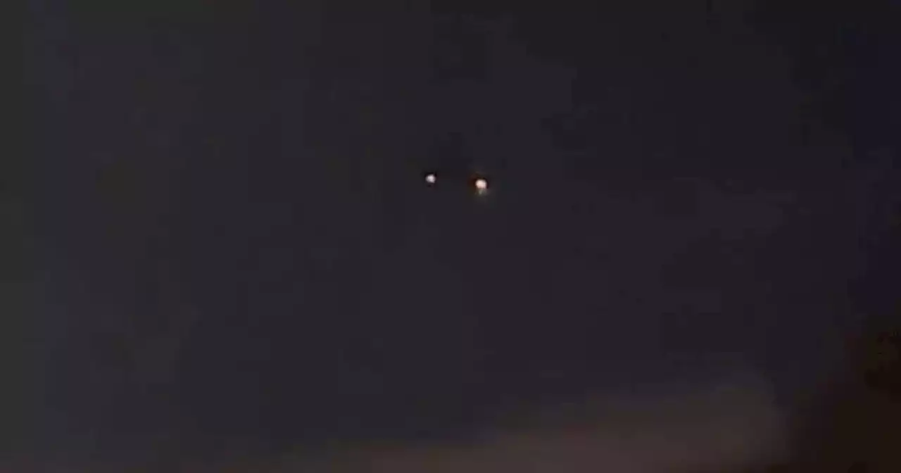 Cumbernauld dog walker spots 'UFOs' hovering above in unknown sighting