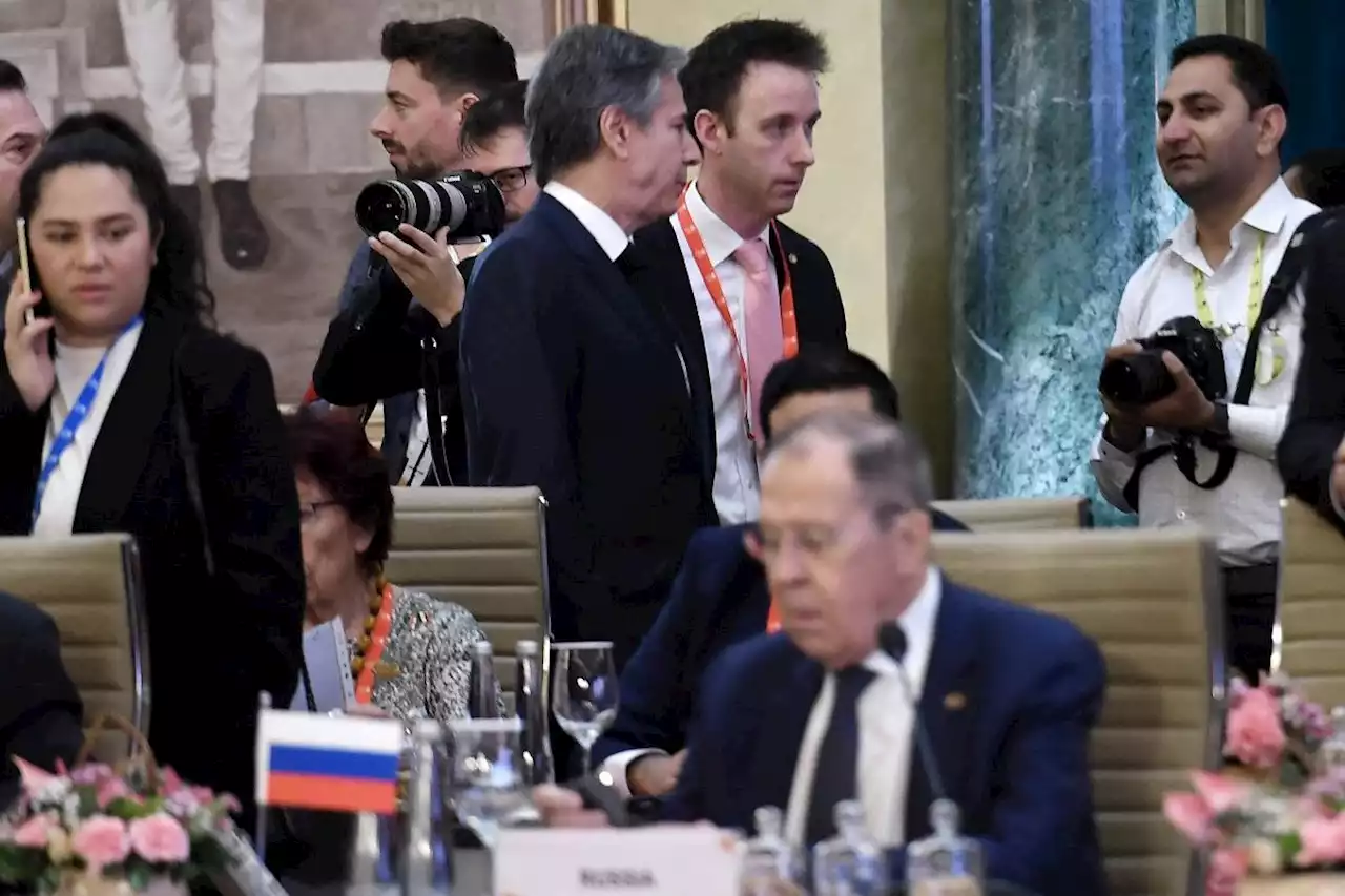 Blinken meets Lavrov at G20 riven by Ukraine divisions