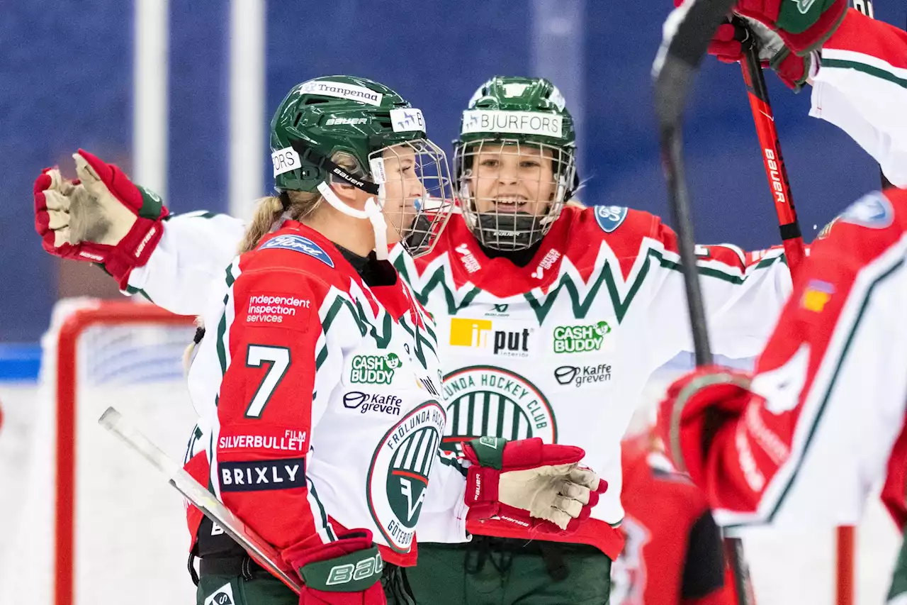 Frölunda nära kvalserien – vann med 7–0