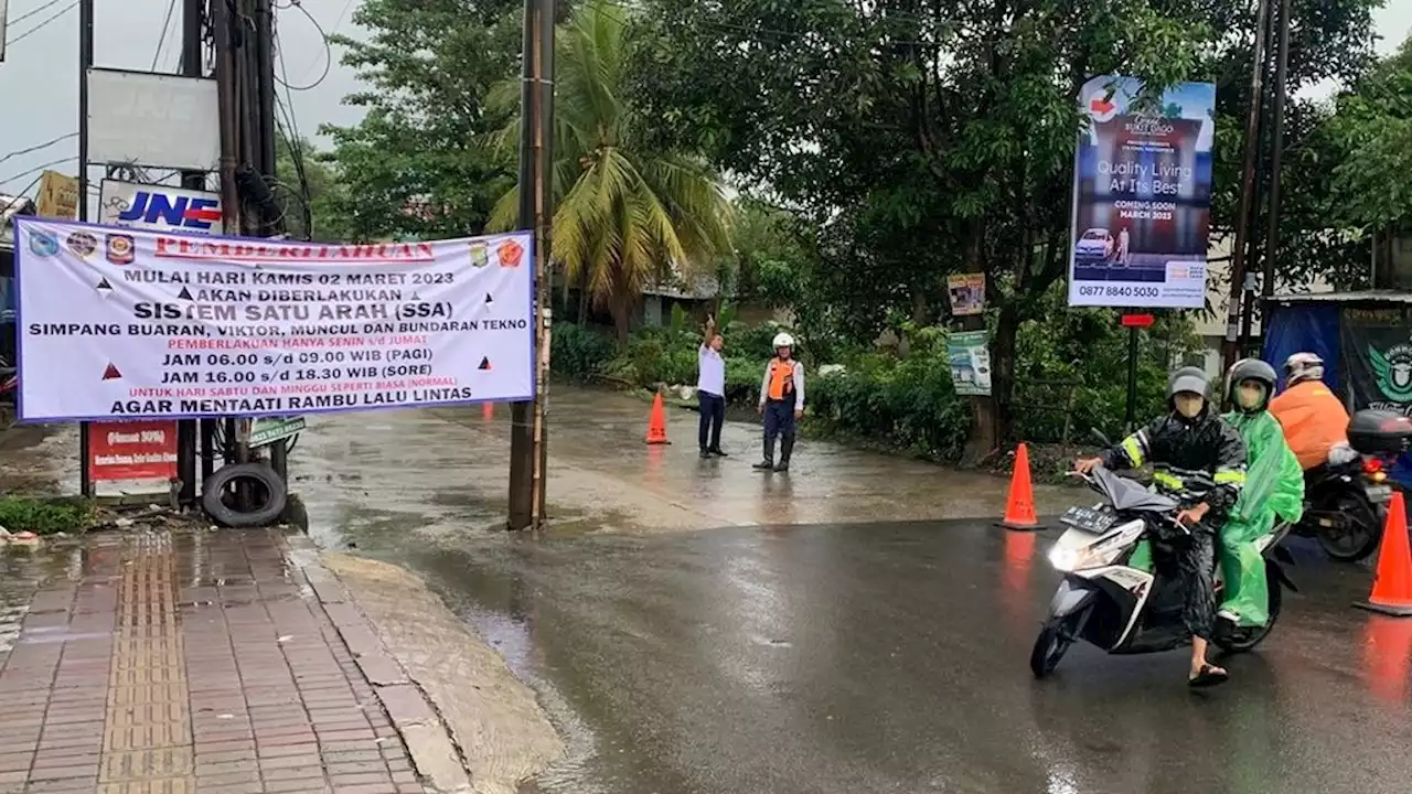 Keluh Kesah Warga Tangsel di Hari Pertama Pemberlakuan Sistem Satu Arah