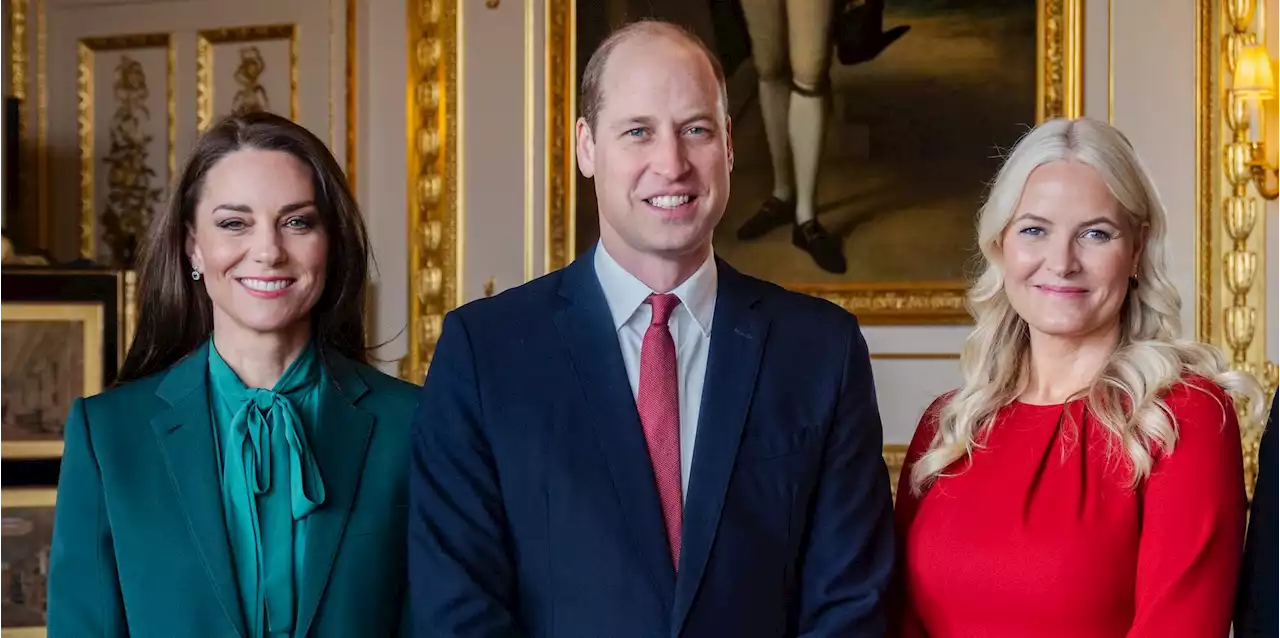 Princess Kate Wows in an Emerald Green Suit to Reunite with Norwegian Royals