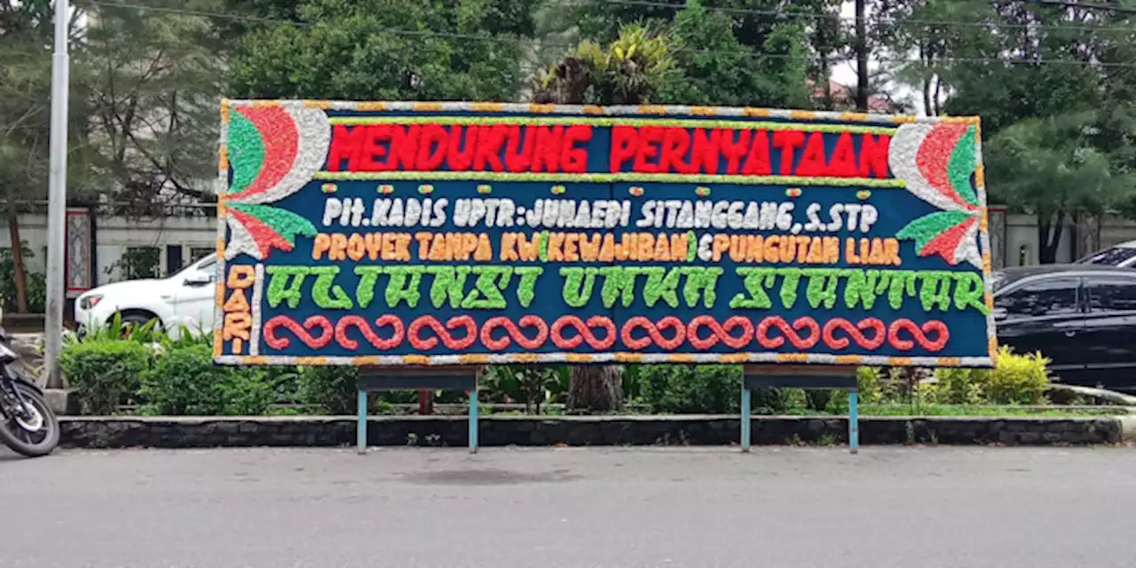 Papan Bunga Dukung Plt Kepala Dinas PUPR Bertebaran, Proyek di Siantar Bakal tanpa Pungli