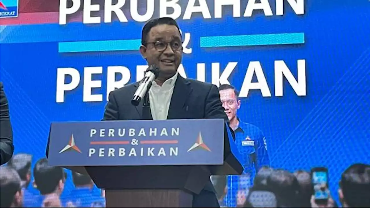 Di Markas Demokrat, Anies Apresiasi Putusan MK yang Tolak Perpanjangan Masa Jabatan Presiden