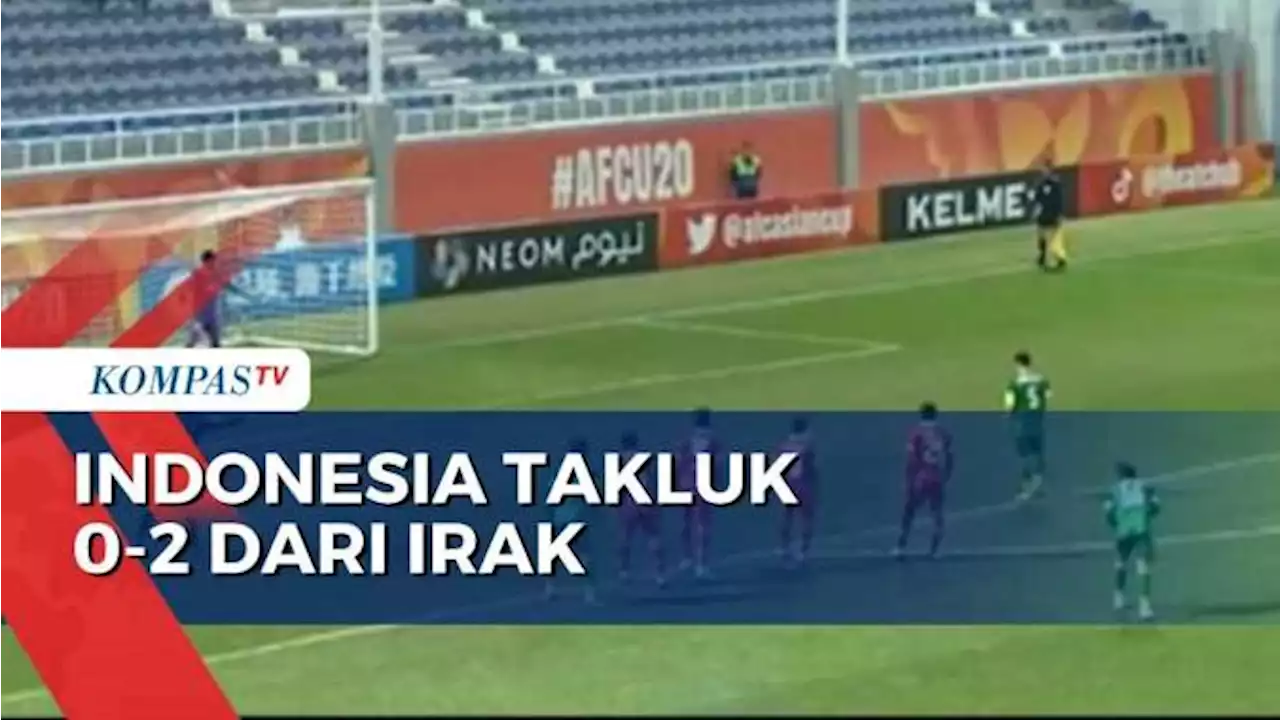 Piala Asia U-20: Indonesia Takluk 0-2 dari Irak