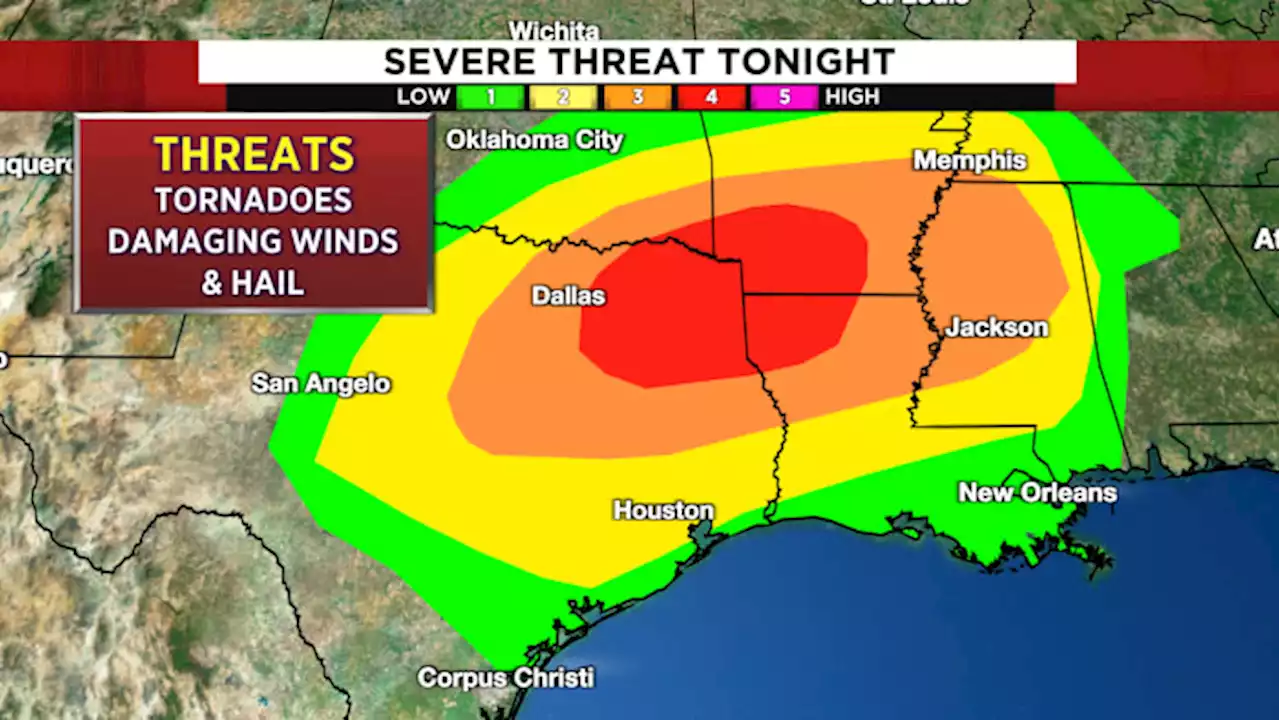 Heads up, rodeo attendees: Severe weather threat tonight