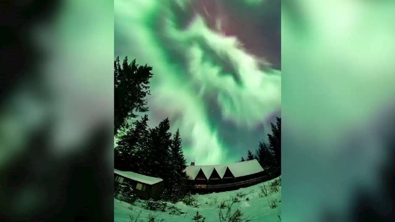 Have You Seen This? Northern lights provide a trippy show over Alaska's Glacier Bay