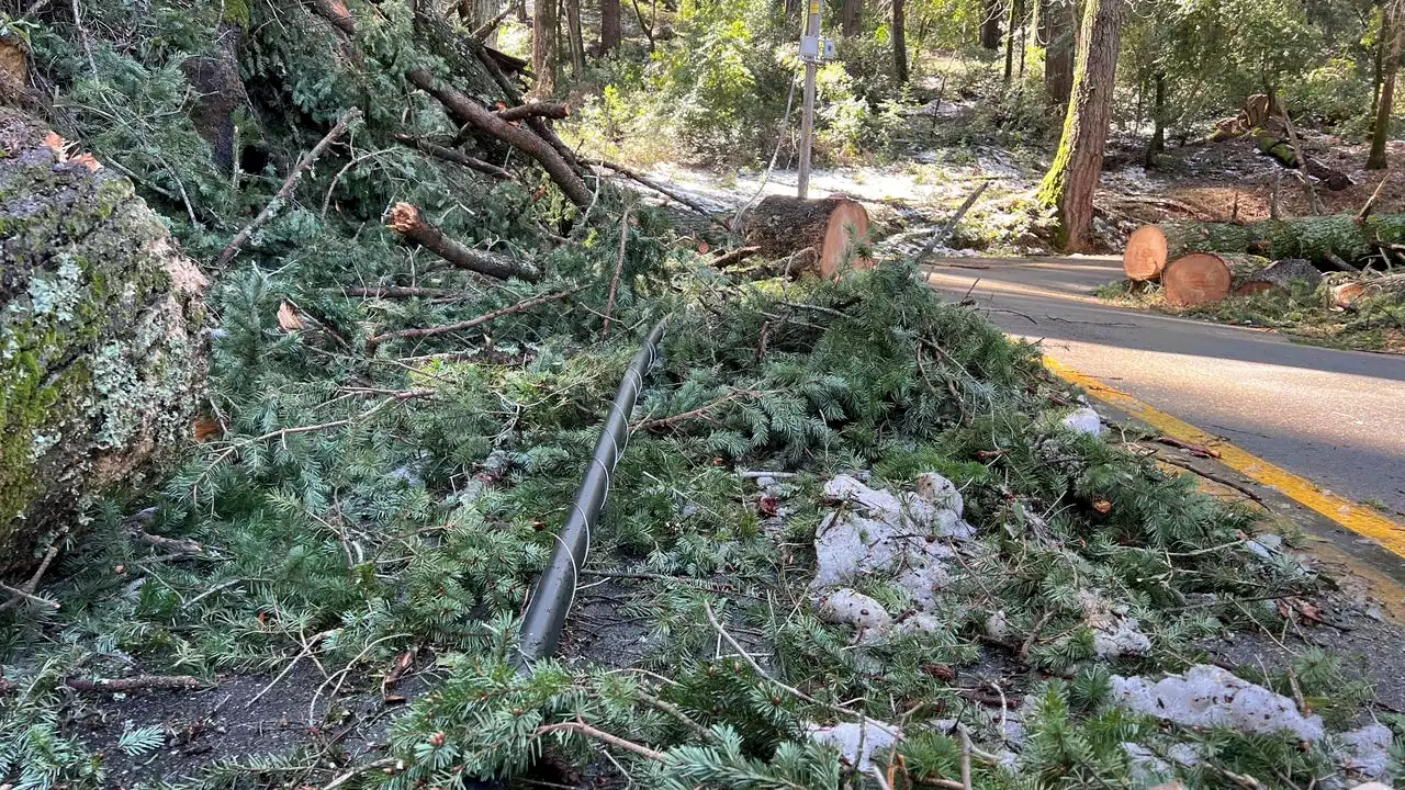 Hundreds of PG&E customers in Los Gatos hills still without power