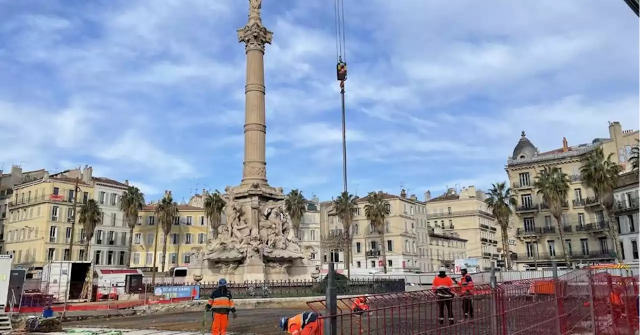 Marseille : la future place Castellane prend forme