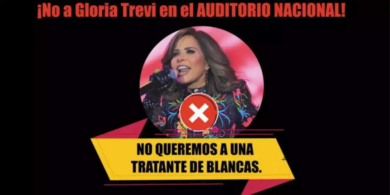 Gloria Trevi: Hacen petición para cancelar su concierto en el Auditorio Nacional ¡No la quieren!