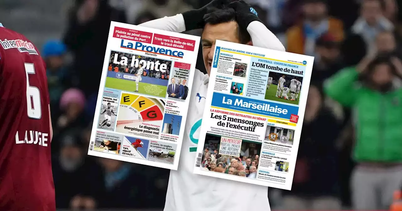 «Honte», «désillusion», «pire humiliation» : la presse marseillaise dézingue l'OM après sa défaite face à Annecy