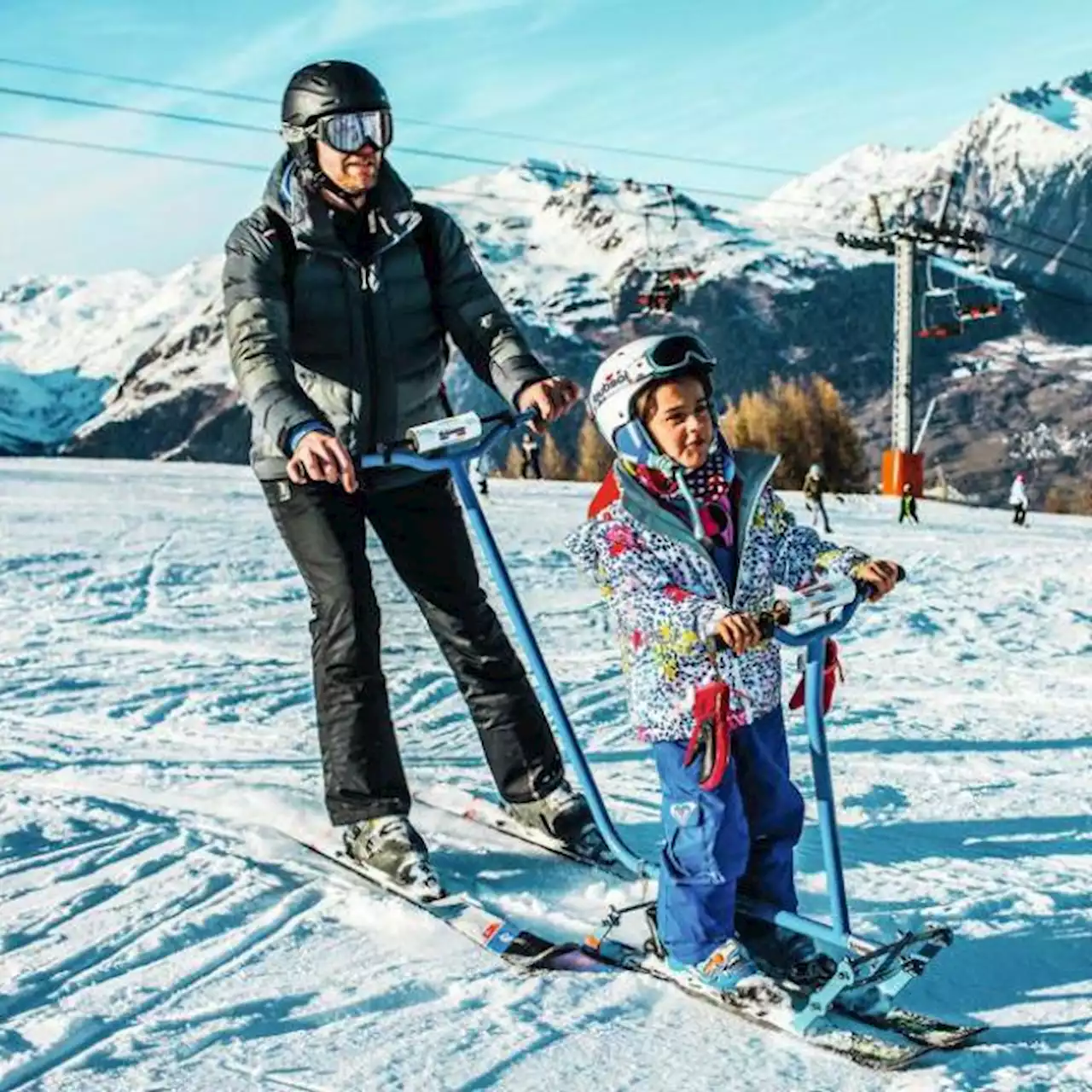 Julien Bonnaire se bat pour que les enfants handicapés puissent pratiquer le ski