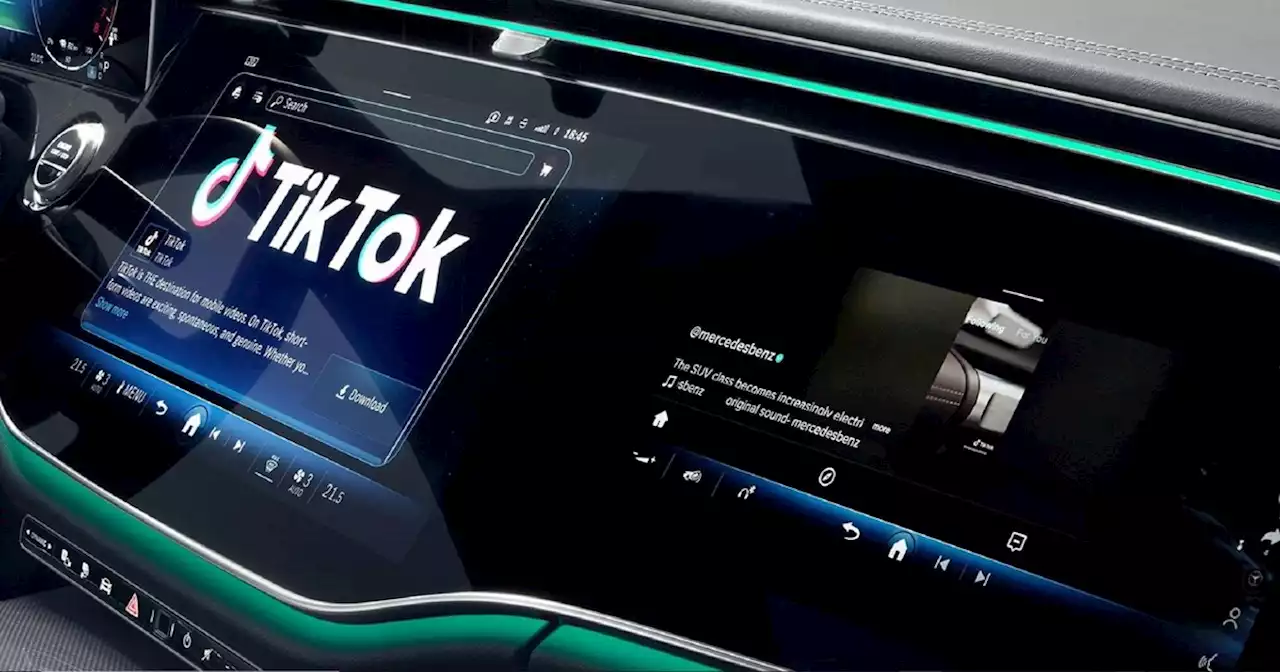 TikTok bientôt disponible dans les voitures Mercedes-Benz