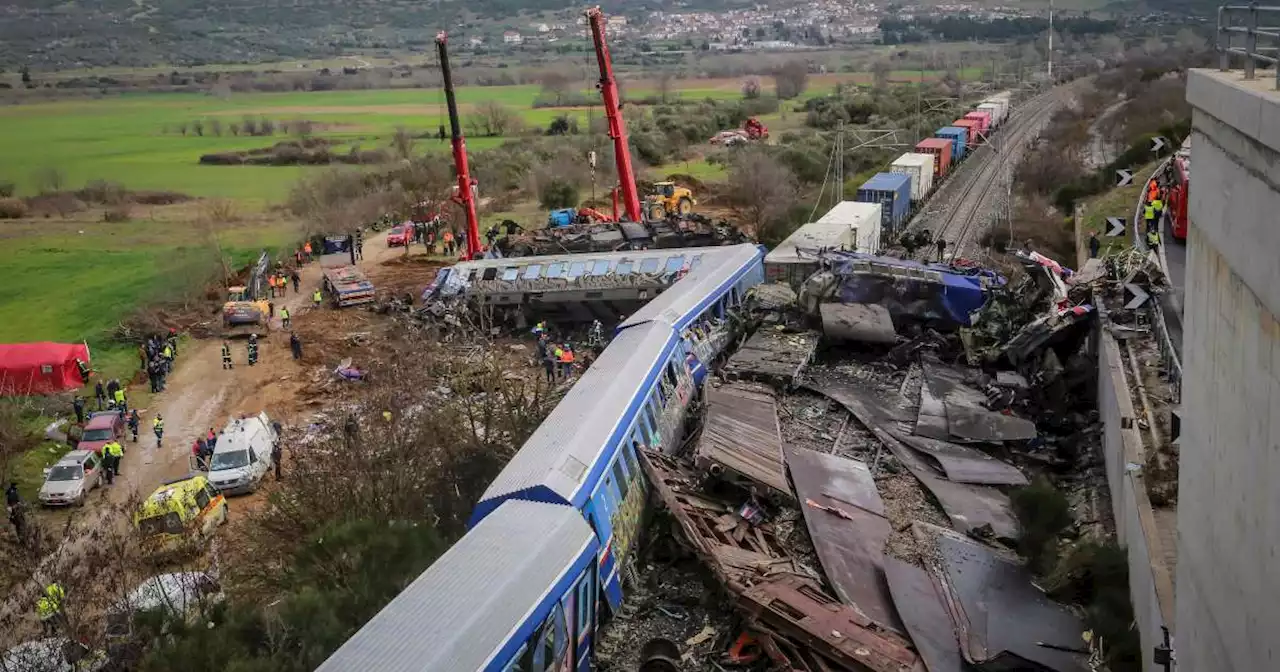 Accident de train en Grèce : une « erreur humaine » serait à l’origine de la collision, la polémique enfle